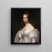 Portrait of Caroline Krafft née Platner 1811–1873 - Friedrich Drück — framed artwork on a wall