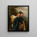 Woman of the Harz with Child - Friedrich Eduard Meyerheim — framed artwork on a wall