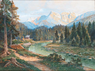 a Salzburg countryside motif - Friedrich Frank — artwork view