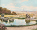 View of the Belvedere over Vienna - Friedrich Frank — artwork view