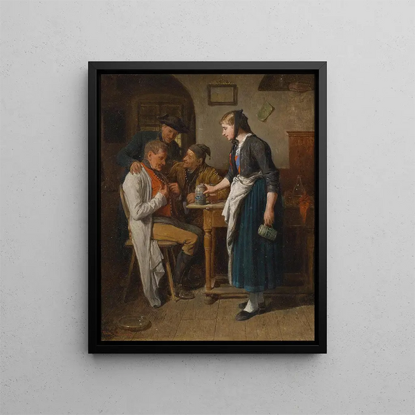 The New Vest - Friedrich Friedländer — framed artwork on a wall