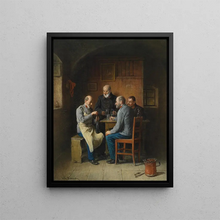 Friedrich Friedlnder - Umtrunk der Veteranen.webp