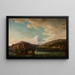 Boat guide - Friedrich Georg Weitsch — framed artwork on a wall