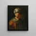 A bearded man in an oriental suit - Friedrich Hartmann Barisien — framed artwork on a wall