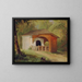 Chapel forest - Friedrich Hasslwander — framed artwork on a wall