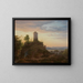 Ruins of Zhringen Castle near Fribourg - Friedrich Helmsdorf — framed artwork on a wall