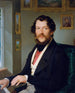 Portrait of a gentleman at the piano - Friedrich Johann Gottlieb Lieder — artwork view