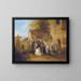 À la tombe, la fiancée - Friedrich Johann Treml — framed artwork on a wall
