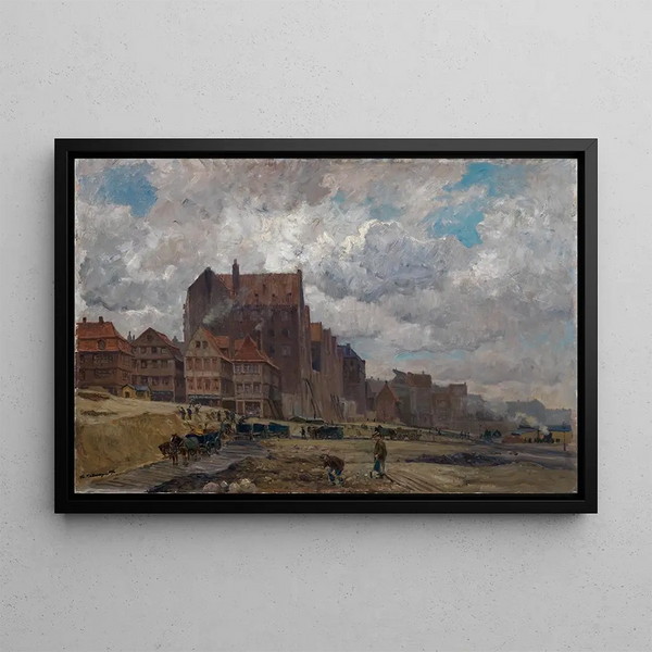 from Hamburg - Friedrich Kallmorgen — framed artwork on a wall