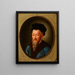Portrait painting of Jan Herburt ca 1524-1577 Castellan of Sanok Starost of Przemyśl Secretary of King Sigismund August - Friedrich Kloss — framed artwork on a wall