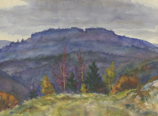 Mountain Landscape Painting - Friedrich Mook — artwork view
