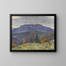Mountain Landscape Painting - Friedrich Mook — framed artwork on a wall