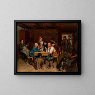 The Invalid Narrator - Friedrich Moosbrugger — framed artwork on a wall