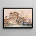 Temple of Philae - Friedrich Perlberg — framed artwork on a wall
