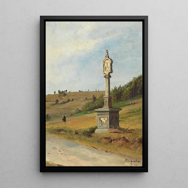 Oratory Painting near Kleinsassen - Friedrich Preller the Younger — framed artwork on a wall