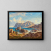 Gulf of Nauplia - Friedrich Preller the Younger — framed artwork on a wall
