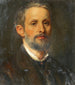 Self-portrait - Friedrich Staudinger — artwork view