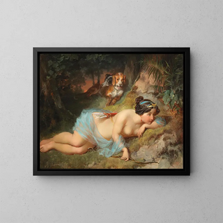 Diane - Friedrich Sturm — framed artwork on a wall