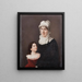 Lucretia Elizabeth Hanneby Morgan and Judith Livingston - Friedrich Till — framed artwork on a wall