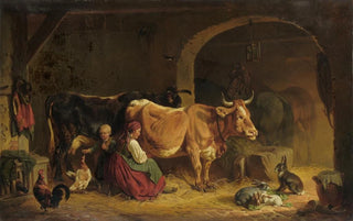 Friedrich Voltz - In the Barn.webp