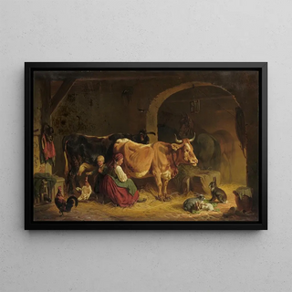 Friedrich Voltz - In the Barn.webp