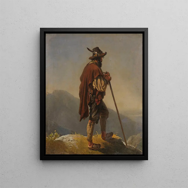 Vu - Friedrich Voltz — framed artwork on a wall