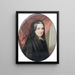 Portrait of Célestine Gräfin Batthyány - Friedrich Wailand — framed artwork on a wall
