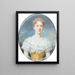 Portrait of Johanna Countess Gleispach - Friedrich Wailand — framed artwork on a wall