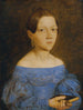 Bust of a Young Girl in a Blue Dress - Friedrich Wasmann — artwork view