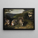 Family in an Idyllic Countryside - Friedrich Wilhelm Keyl — framed artwork on a wall