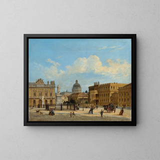 The Crown Prince's Palace in Berlin - Friedrich Wilhelm Klose — framed artwork on a wall