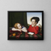 Portrait of Childhood by Wieczysław Potocki and Konstanty Potocki - Friedrich Wilhelm Schadow — framed artwork on a wall