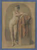 Nude Woman Standing - Friedrich Wilhelm Schadow — artwork view