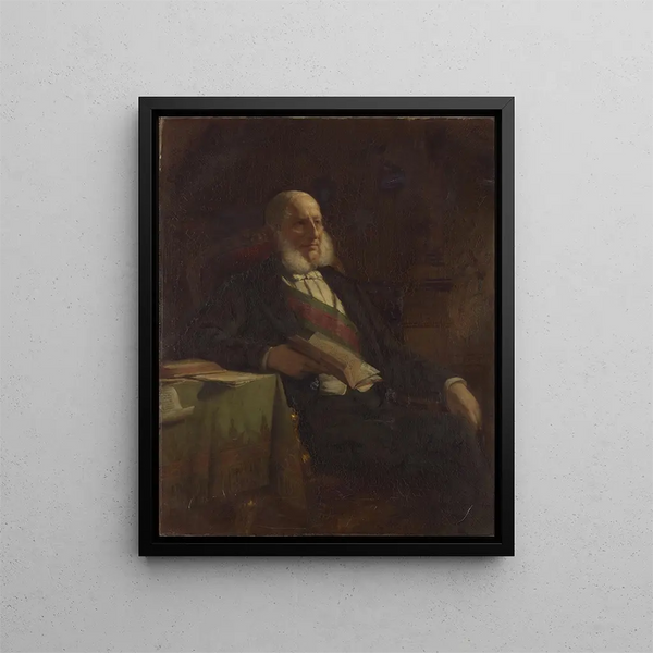 Anton Chevalier de Schmerling - Friedrich von Amerling — framed artwork on a wall