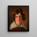 Antonie Amerling née Kaltenthaler, Mrs. Amerling - Friedrich von Amerling — framed artwork on a wall