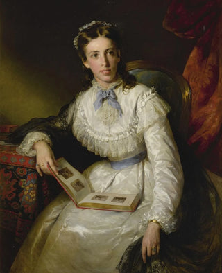 Friedrich von Amerling - Baroness Wilhelmine Von Mylius.webp