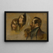 The Count Majlth with his family - Friedrich von Amerling — framed artwork on a wall