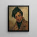 The Sculptor Pompeo Marchesi - Friedrich von Amerling — framed artwork on a wall