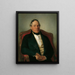 L'industriel Johann Nepomuk Reithoffer - Friedrich von Amerling — framed artwork on a wall