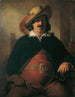 the landscape painter Ignaz Raffalt in the role of Falstaff - Friedrich von Amerling — artwork view