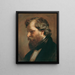 The painter Carl Rahl - Friedrich von Amerling — framed artwork on a wall