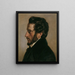 The painter Friedrich Gauermann - Friedrich von Amerling — framed artwork on a wall