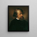 The painter Josef Kriehuber - Friedrich von Amerling — framed artwork on a wall