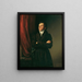 The painter Robert Theer - Friedrich von Amerling — framed artwork on a wall
