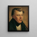 The painter Thomas Ender - Friedrich von Amerling — framed artwork on a wall