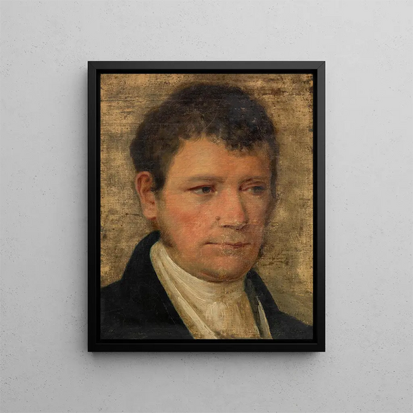 Franz Xaver Amerling, père de l'artiste - Friedrich von Amerling — framed artwork on a wall