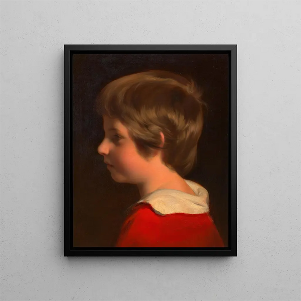 Friedrich Amerling, fils de l'artiste - Friedrich von Amerling — framed artwork on a wall