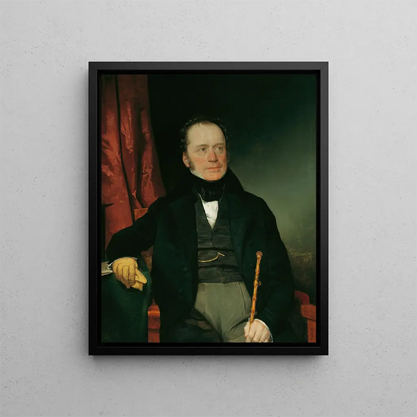 Tombe de Breda - Friedrich von Amerling — framed artwork on a wall