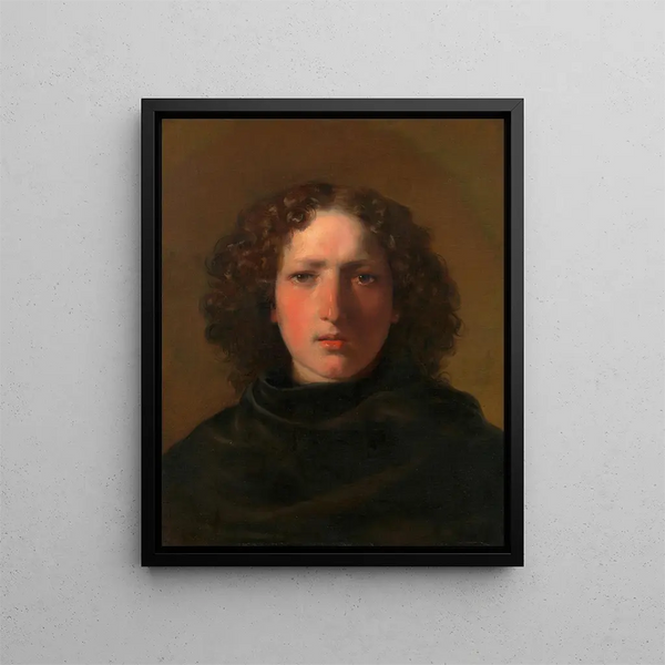 Hans Gasser, sculptor - Friedrich von Amerling — framed artwork on a wall