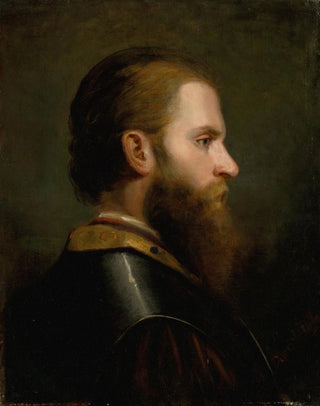 Friedrich von Amerling - Head Study of a Man.webp